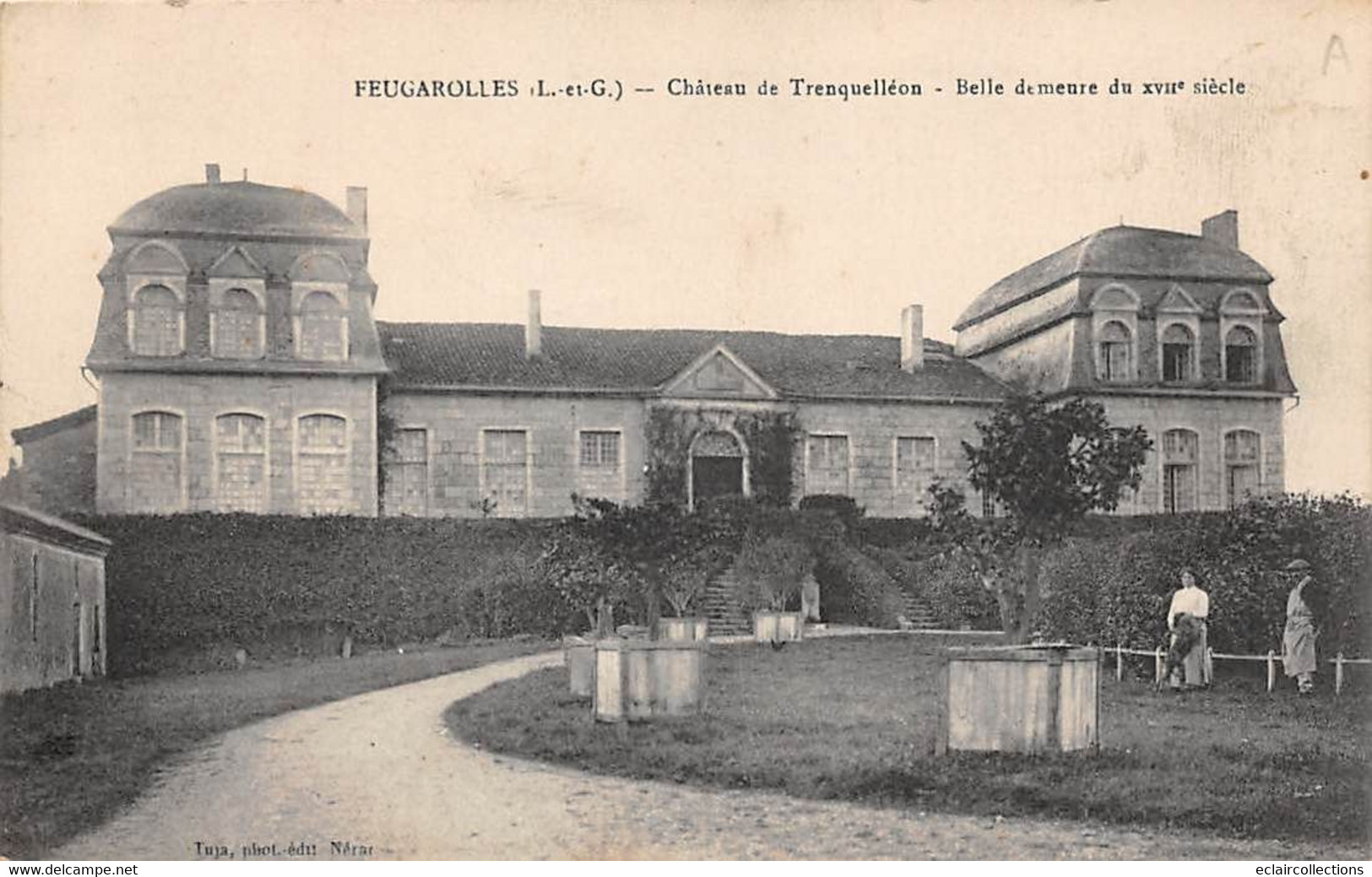 Feugarolles      47      Château De Trenquelléon        (voir Scan) - Andere & Zonder Classificatie