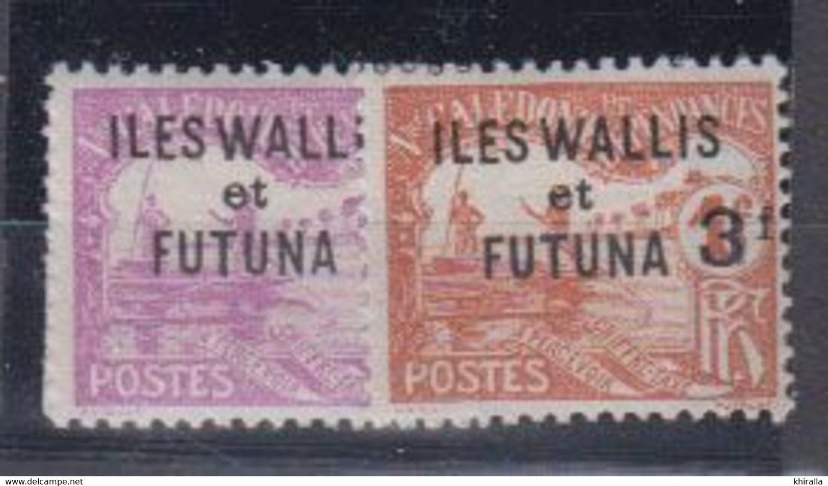 WALLIS     1927   TAXE  N°  9 / 10    ( Neuf Avec Chariere )   COTE  44 € 00     ( S 151 ) - Postage Due