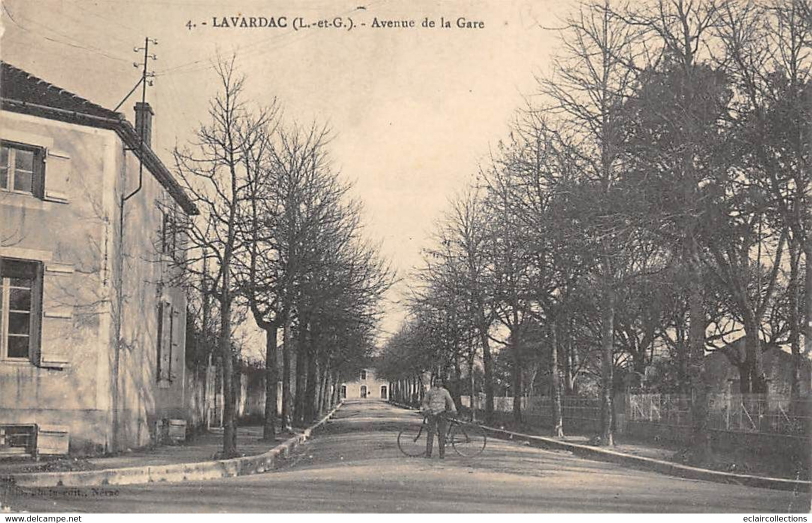 Lavardac      47       Avenue De La Gare        (voir Scan) - Lavardac