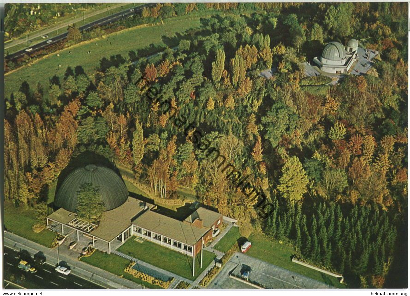 ZEISS-Planetarium Und Wilhelm-Foerster-Sternwarte Am Insulaner - Foto-AK - Luftaufnahme - Schoeneberg