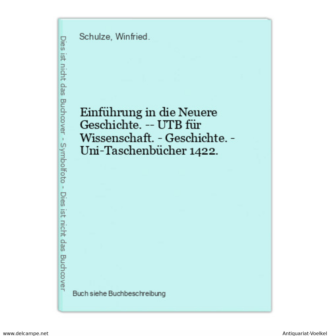 Einführung In Die Neuere Geschichte. -- UTB Für Wissenschaft. - Geschichte. - Uni-Taschenbücher 1422. - 4. 1789-1914