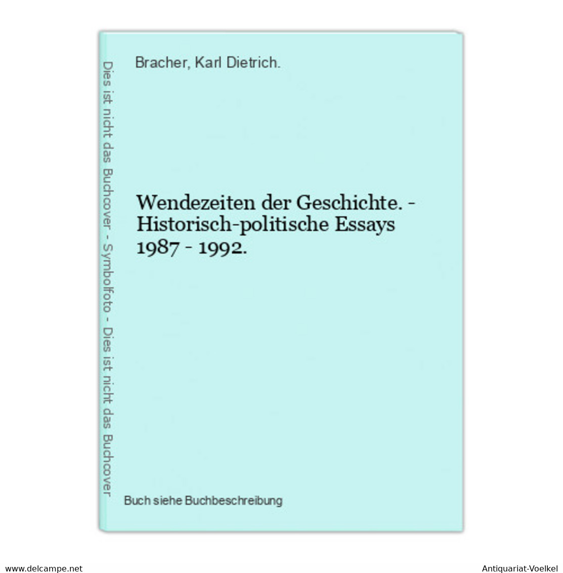 Wendezeiten Der Geschichte. - Historisch-politische Essays 1987 - 1992. - 4. 1789-1914