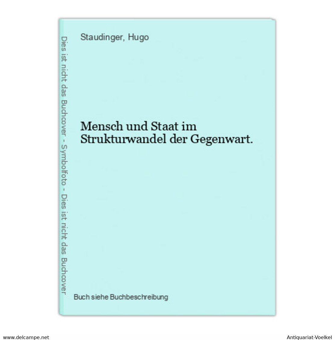 Mensch Und Staat Im Strukturwandel Der Gegenwart. - 4. 1789-1914