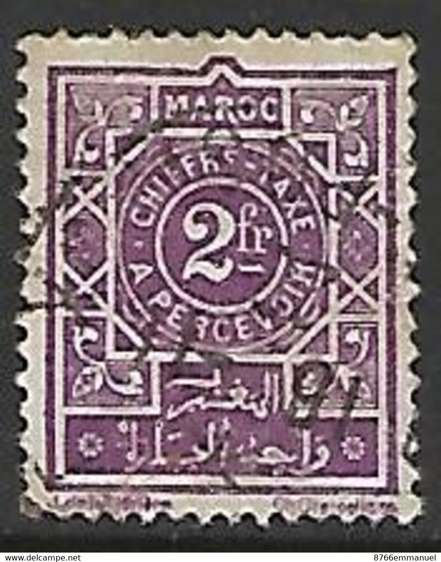 MAROC TAXE N°54 - Segnatasse