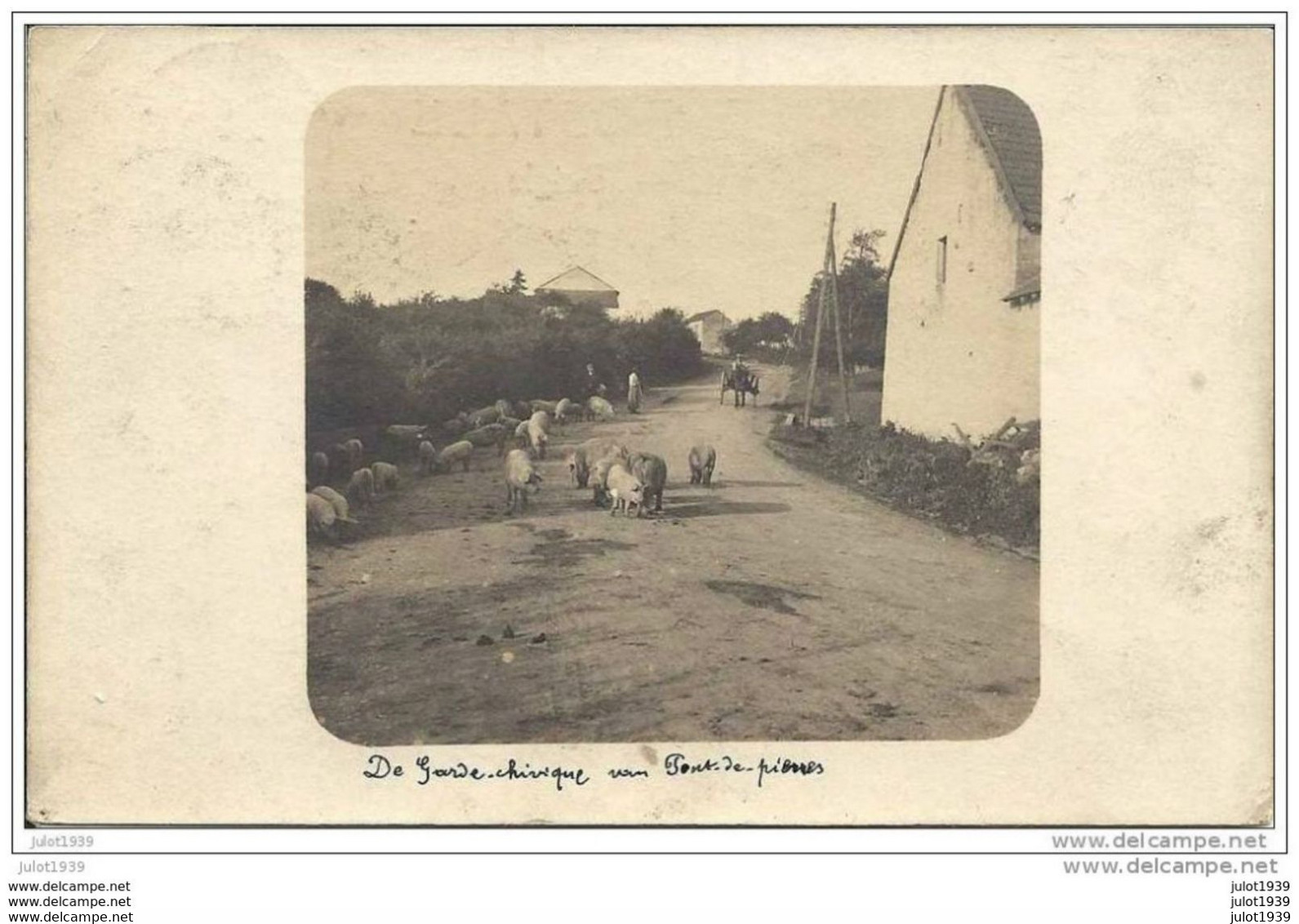 LAROCHE ..-- La Garde CHivique Du Pont - De - Pierres . COCHONS . Voir Verso . - La-Roche-en-Ardenne