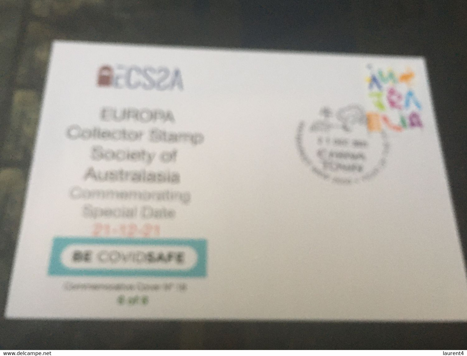 (1 E 39) Australia - Special DATE - 21-12-21 (cancelled 21-12-2021) With Australian Stamp - Autres & Non Classés