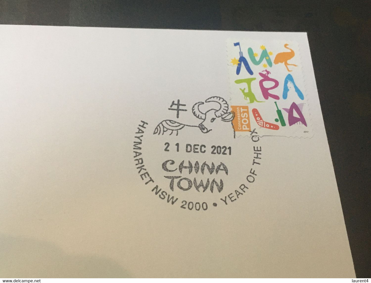 (1 E 39) Australia - Special DATE - 21-12-21 (cancelled 21-12-2021) With Australian Stamp - Altri & Non Classificati
