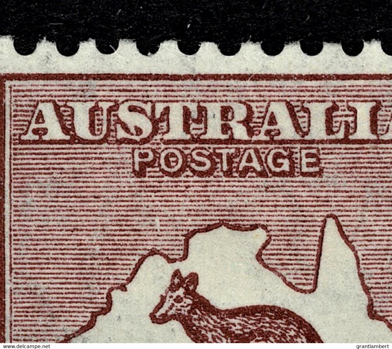 Australia 1935 Kangaroo 2/- Maroon C Of A Wmk Die II MH Variety - Nuovi