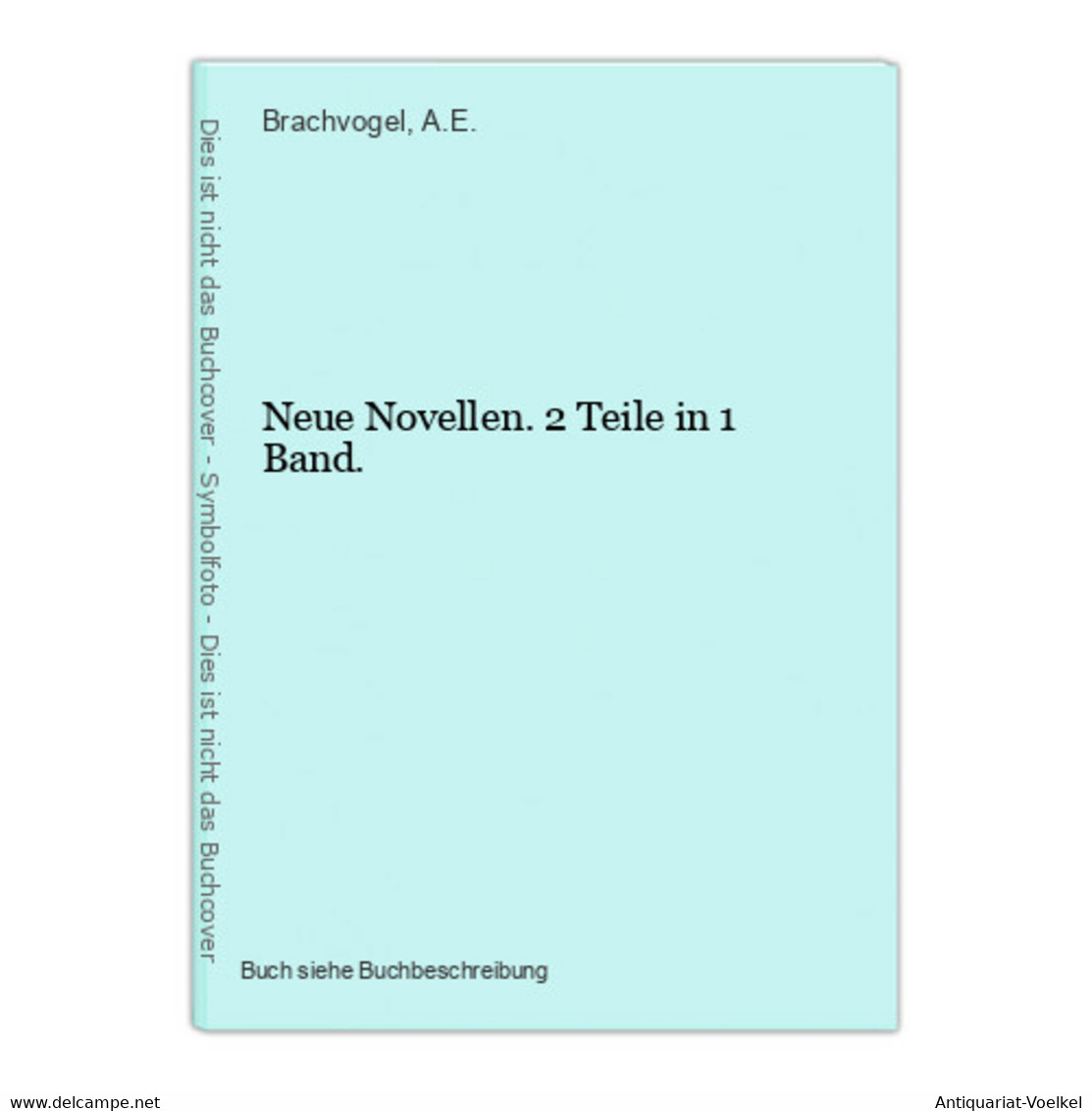 Neue Novellen. 2 Teile In 1 Band. - Internationale Autoren