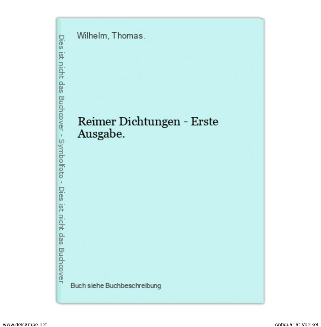 Reimer Dichtungen - Erste Ausgabe. - Autores Internacionales