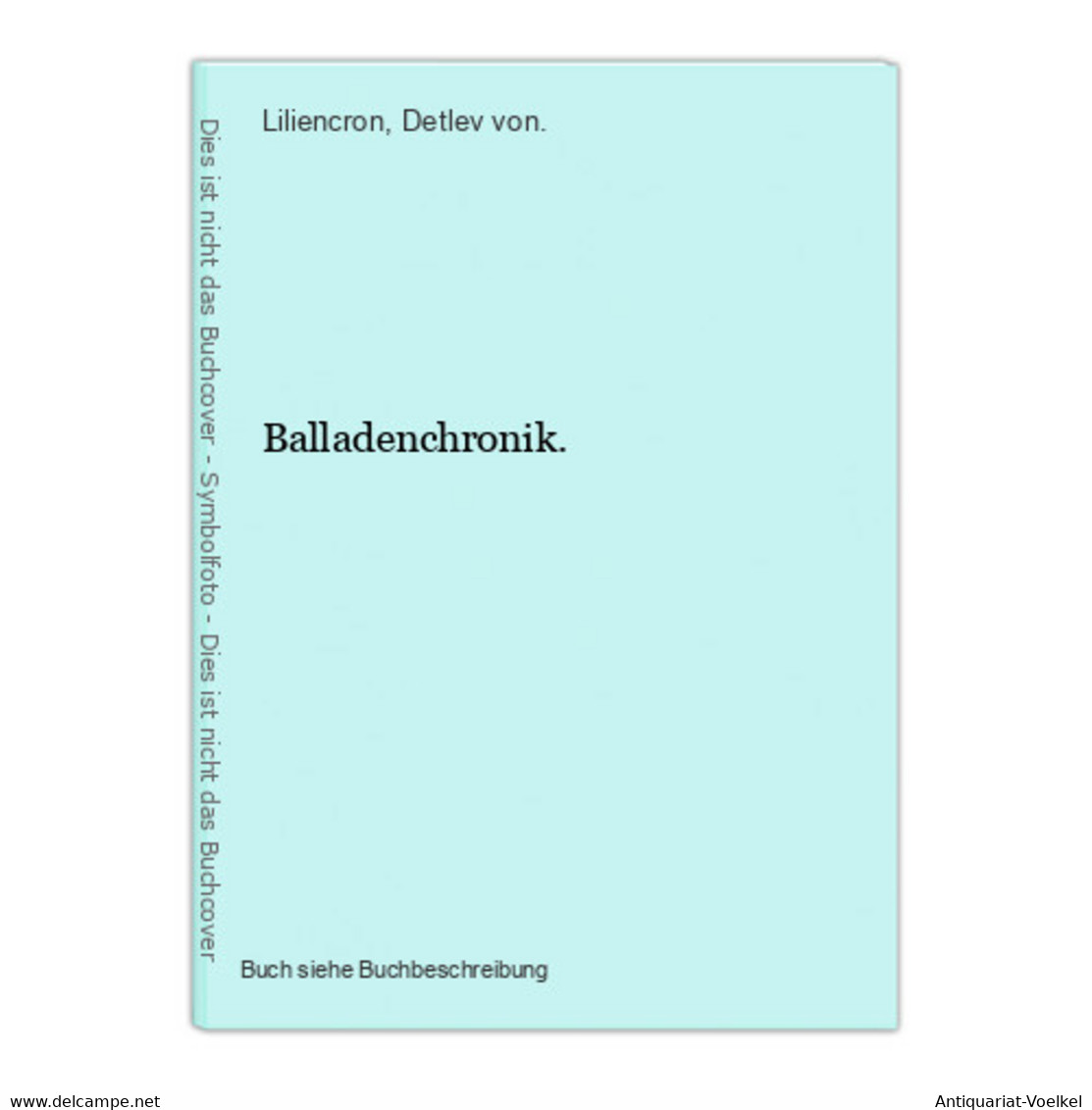 Balladenchronik. - Auteurs Int.