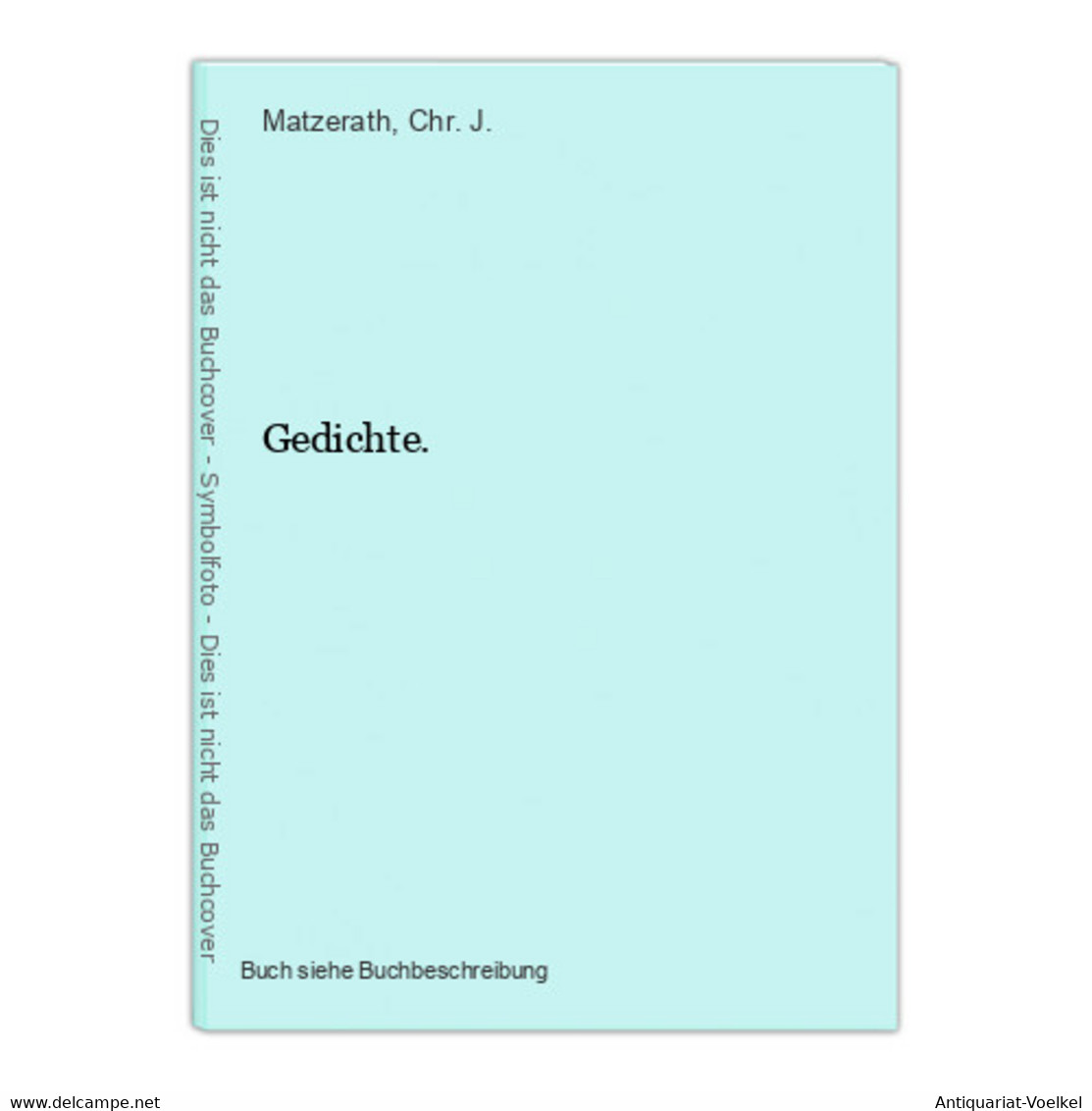 Gedichte. - Auteurs Int.