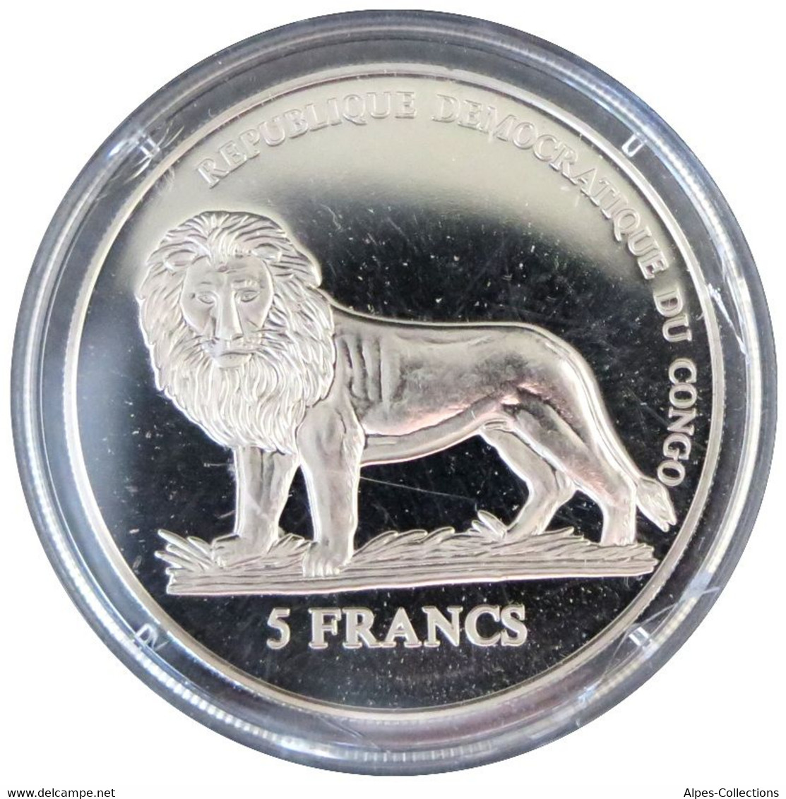 COD220 - CONGO - 5 Francs 2006 - Garde Suisse Pontificale - Congo (République Démocratique 1998)