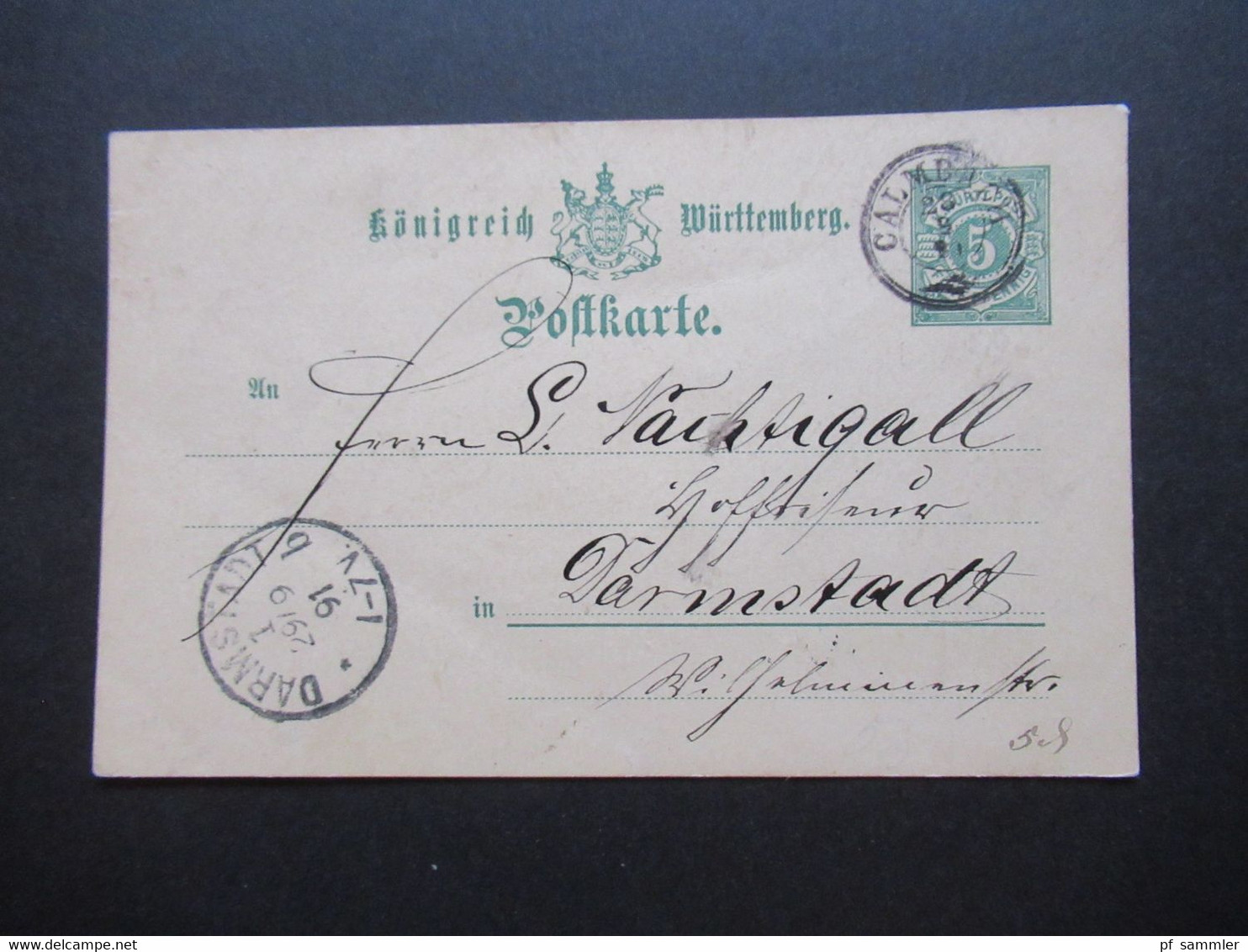 AD Württemberg Ganzsachen Posten Umschläge und PK auch Dienstpost verschiedene Stempel! Stöberposten mit 16 Belegen