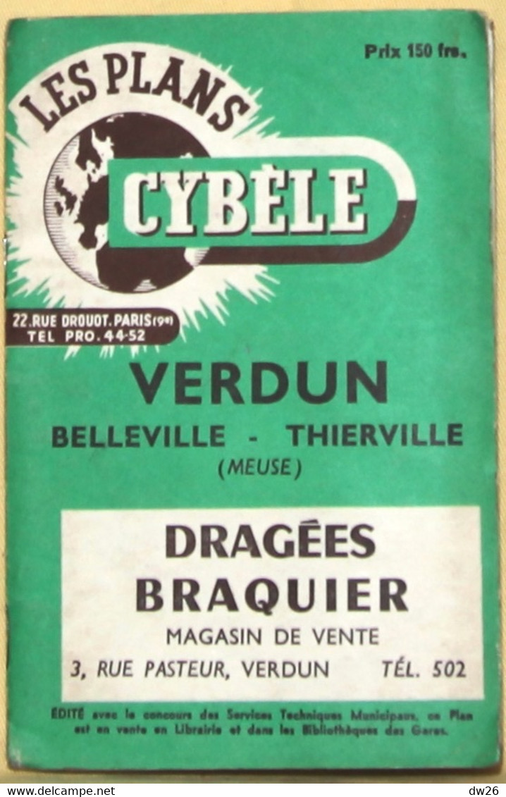 Les Plans Cybèle - Verdun, Belleville, Thierville (Meuse) Avec Noms Des Rues - Andere & Zonder Classificatie