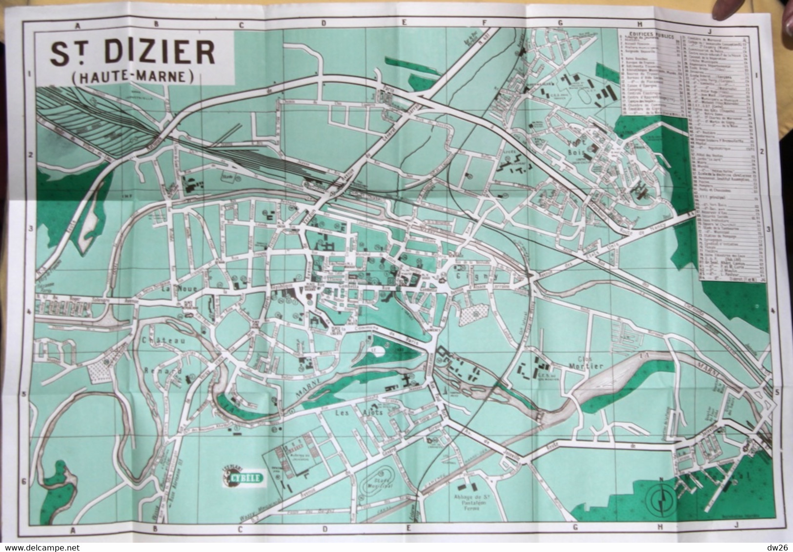 Les Plans Cybèle - Plan De St Saint-Dizier (Haute-Marne) Avec Nomenclature Des Rues - Sonstige & Ohne Zuordnung