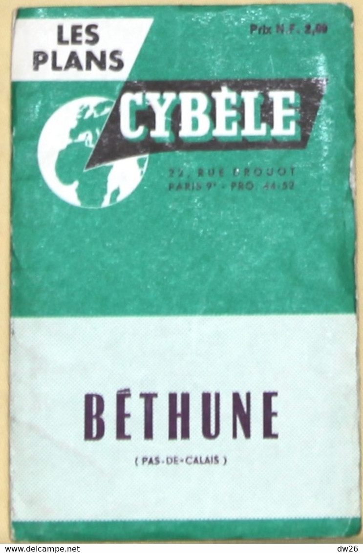 Les Plans Cybèle - Plan De Béthune (Pas De Calais) Avec Nomenclature Des Rues - Other & Unclassified