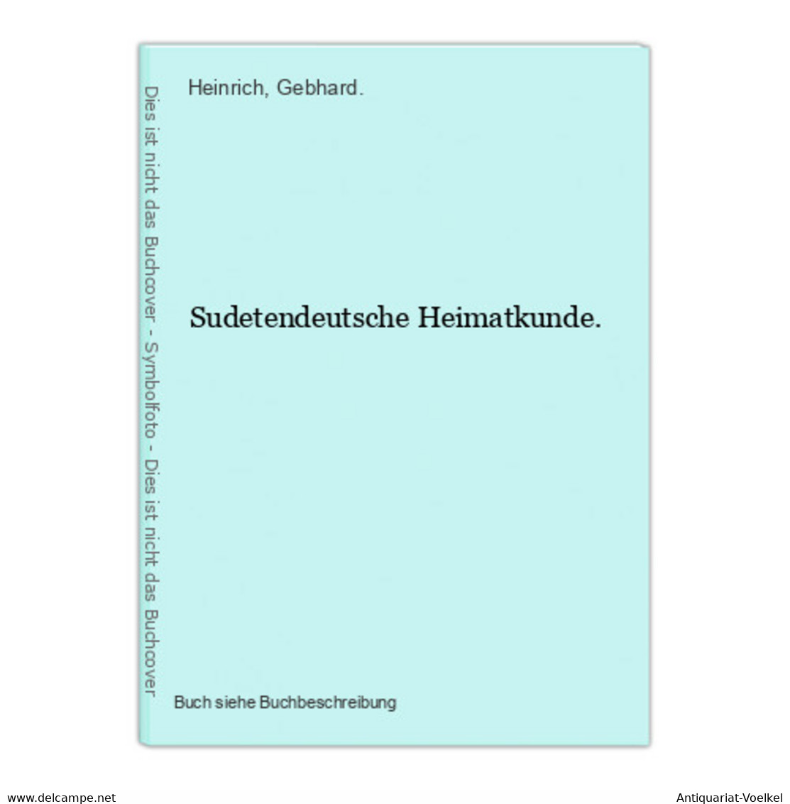 Sudetendeutsche Heimatkunde. - Mapamundis