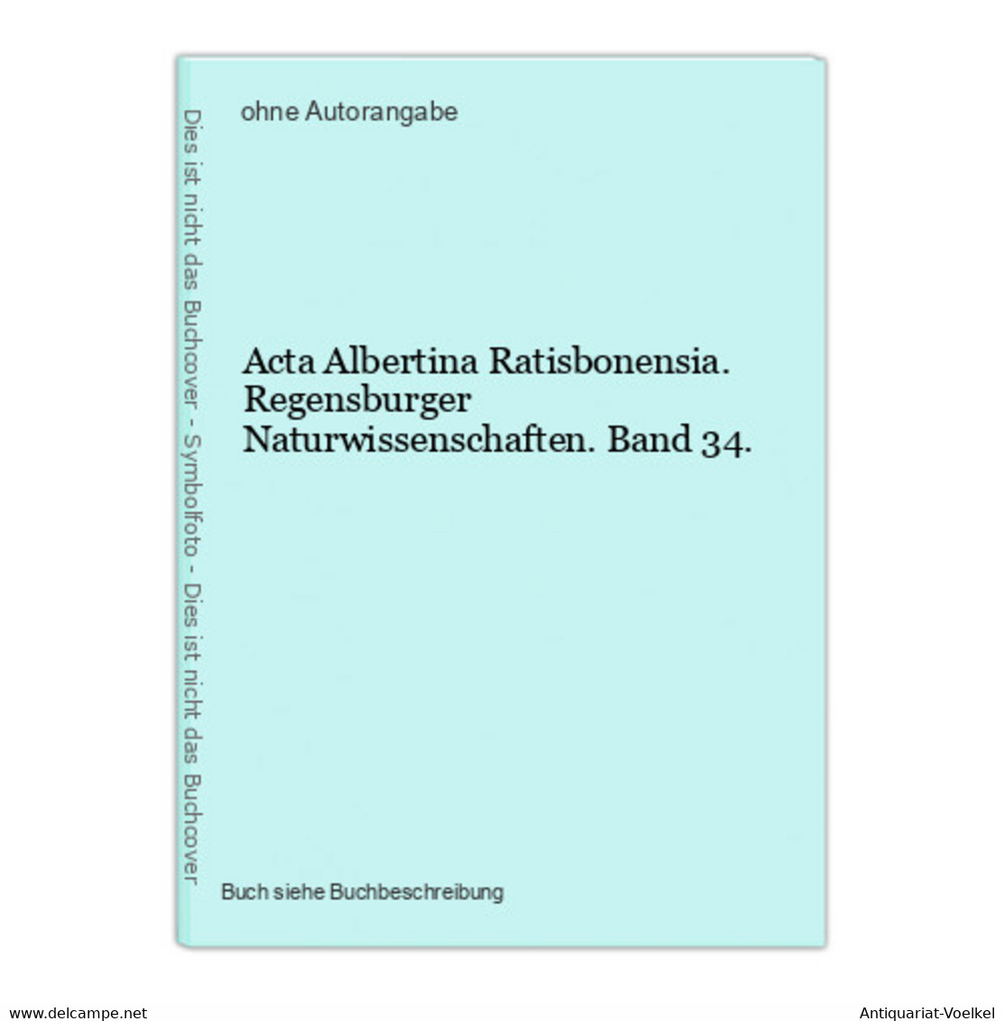 Acta Albertina Ratisbonensia. Regensburger Naturwissenschaften. Band 34. - Landkarten