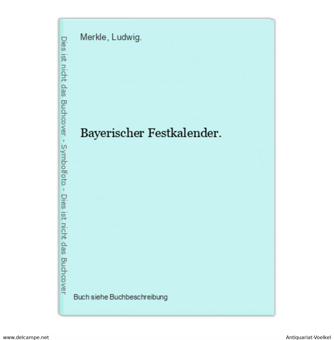 Bayerischer Festkalender. - Landkarten