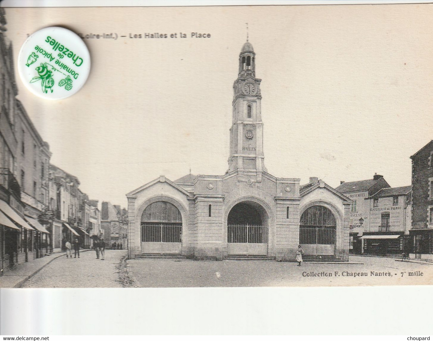 44 - Carte Postale Ancienne De  ANCENIS  Les Halles Et La Place - Ancenis