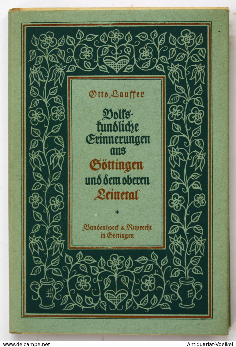 Volkskundliche Erinnerungen Aus Göttingen Und Dem Oberen Leinetal - Wereldkaarten
