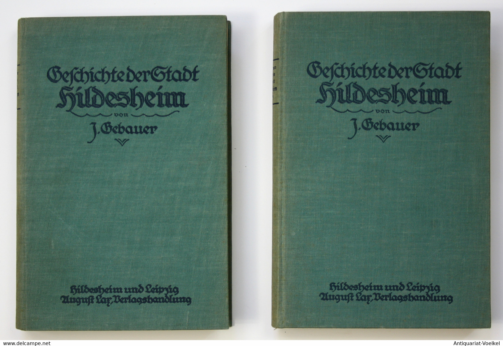 Geschichte Der Stadt Hildesheim, Verfaßt Im Auftrage Des Magistrats. 2 Bände. - Maps Of The World