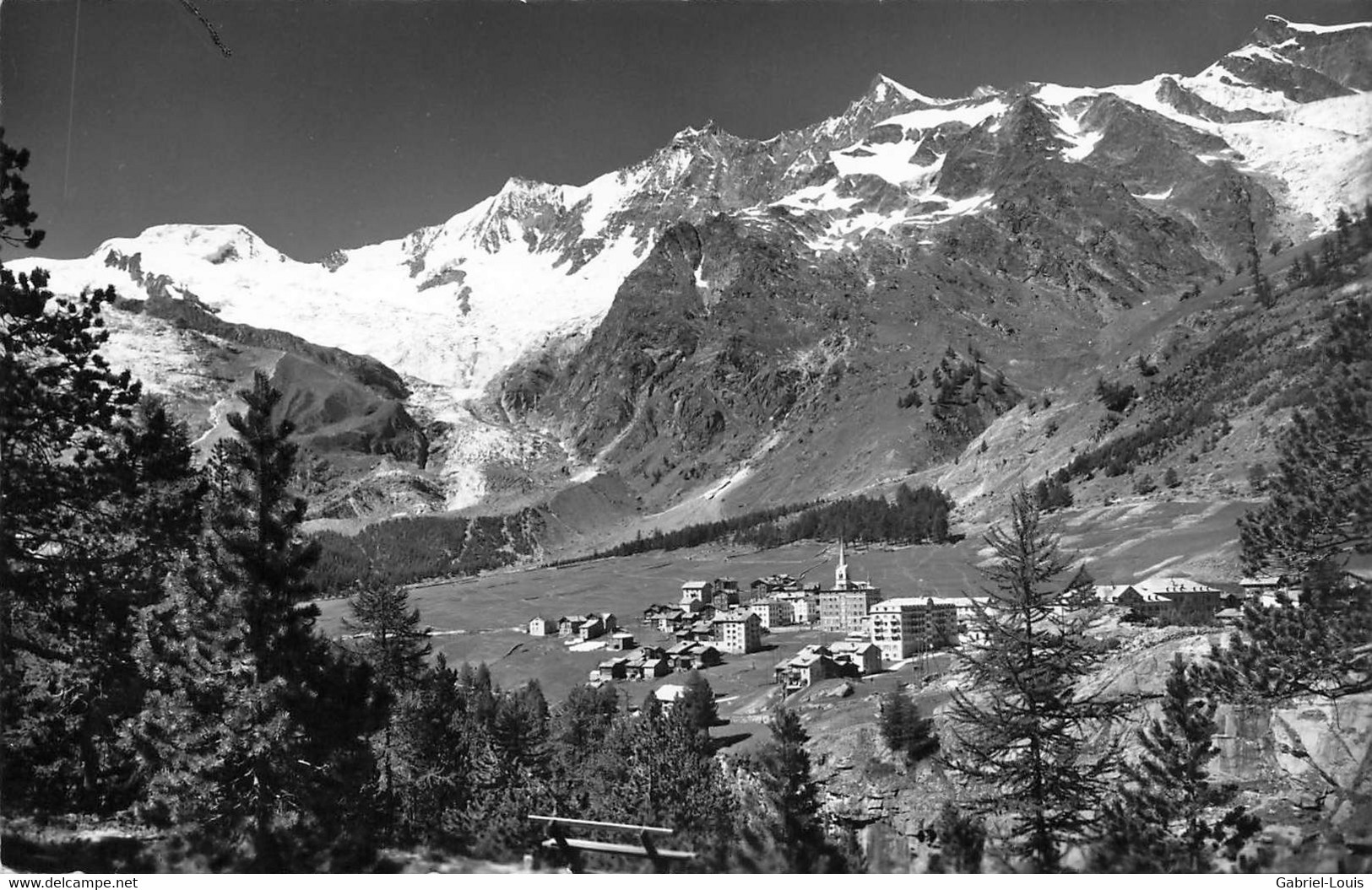 Saas-Fee Alphubel Täschhorn Dom Lenzspitze - Täsch