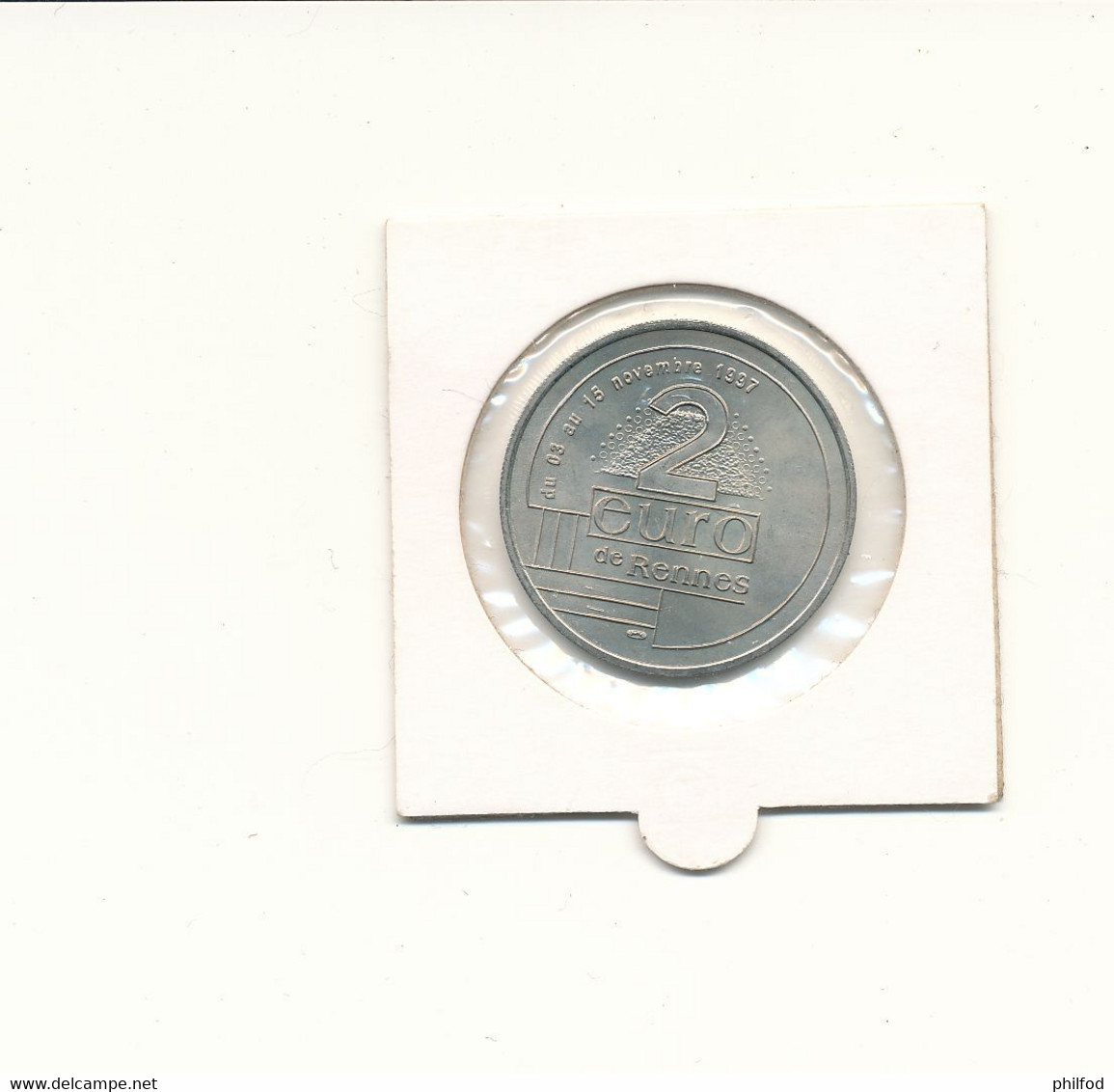 2 Euros De Rennes-  "Parlement De Bretagne" -1997 - Euro Delle Città