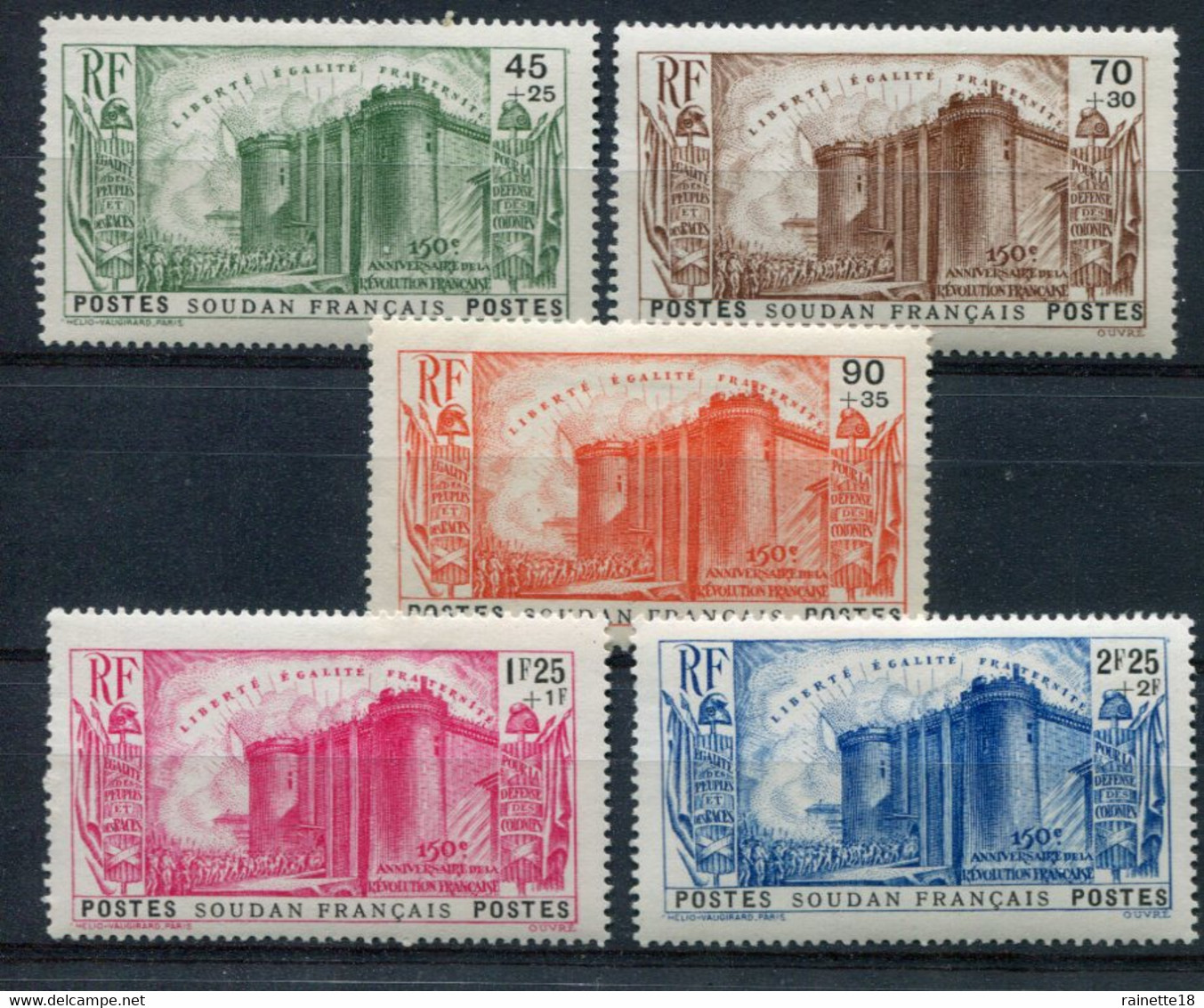 Soudan        105/109 * - Unused Stamps