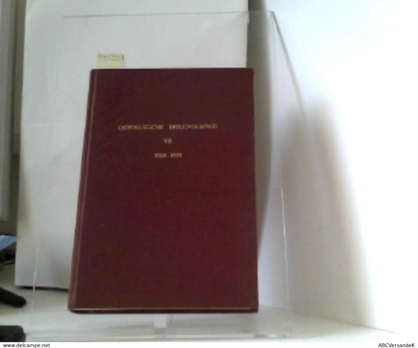 Ostdeutsche Bibliographie, Band VII 1968-1971 - Lexika