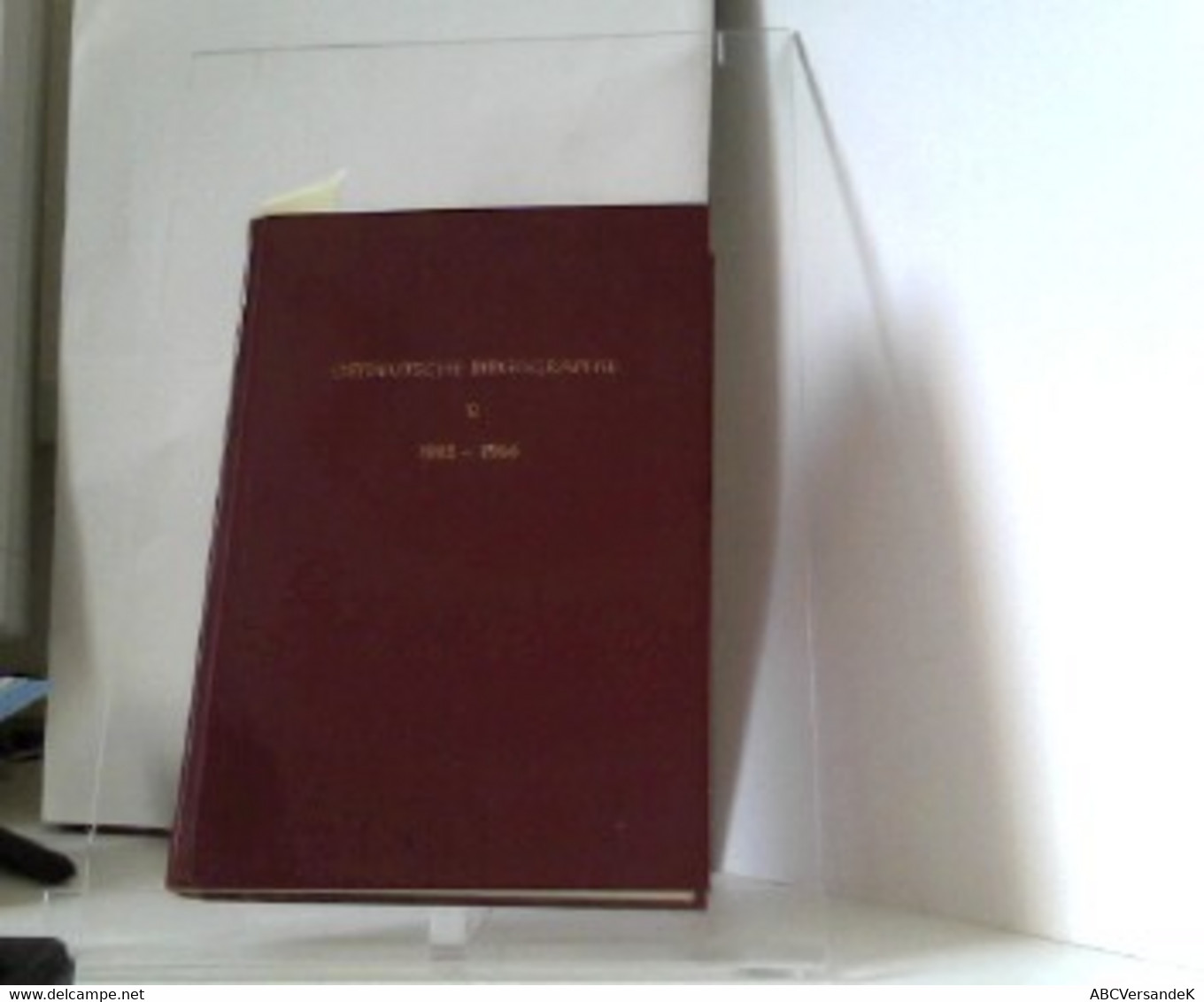 Ostdeutsche Bibliographie, Band V - Glossaries