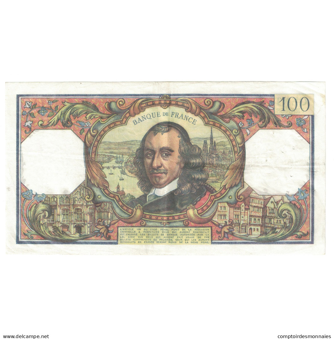 France, 100 Francs, Corneille, 1976, Y.1015, TTB+, Fayette:65.55, KM:149f - 100 F 1964-1979 ''Corneille''