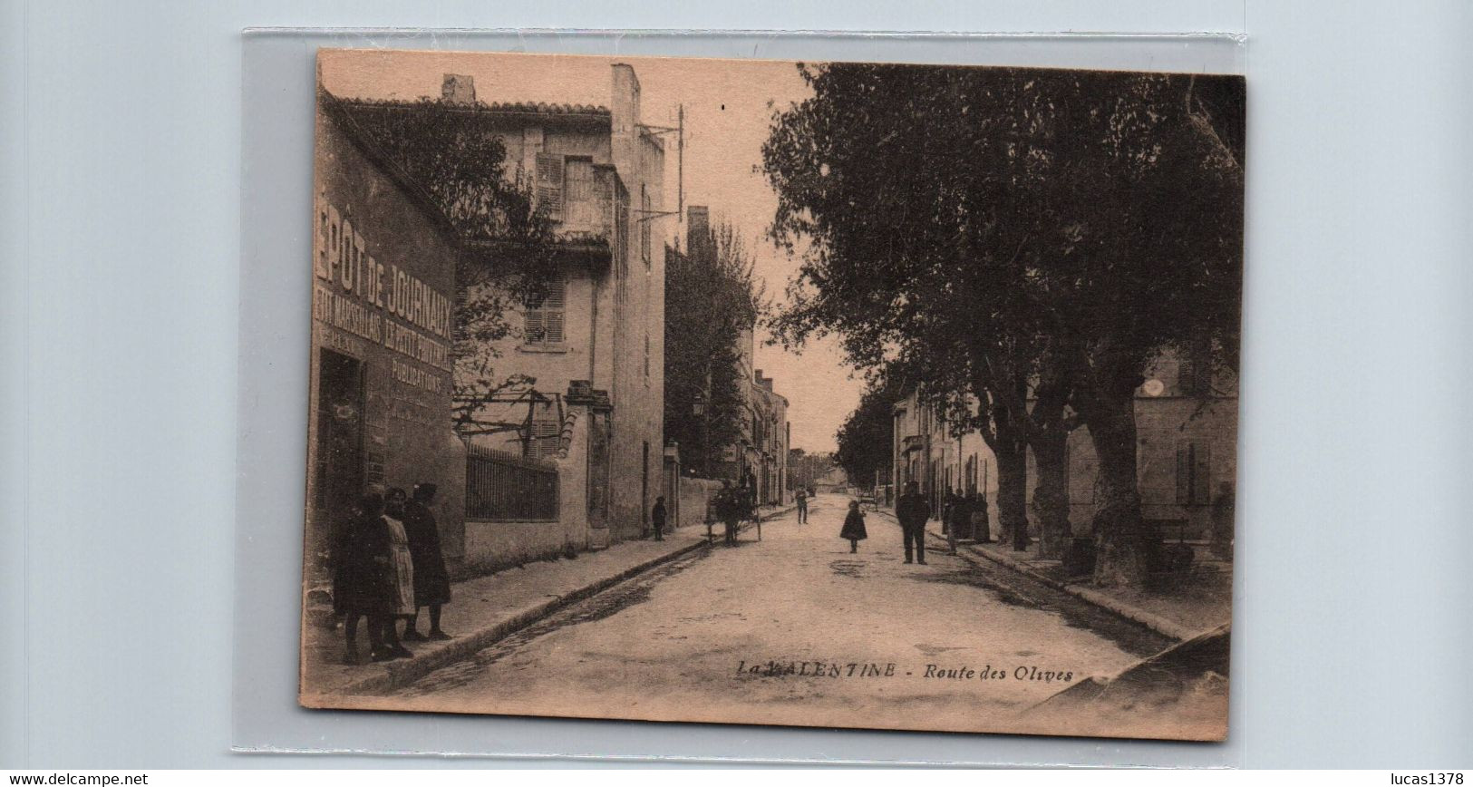 13 / MARSEILLE / LA VALENTINE / ROUTE DES OLIVES / DEPOT DE JOURNAUX / RARE - Les Caillols, La Valentine