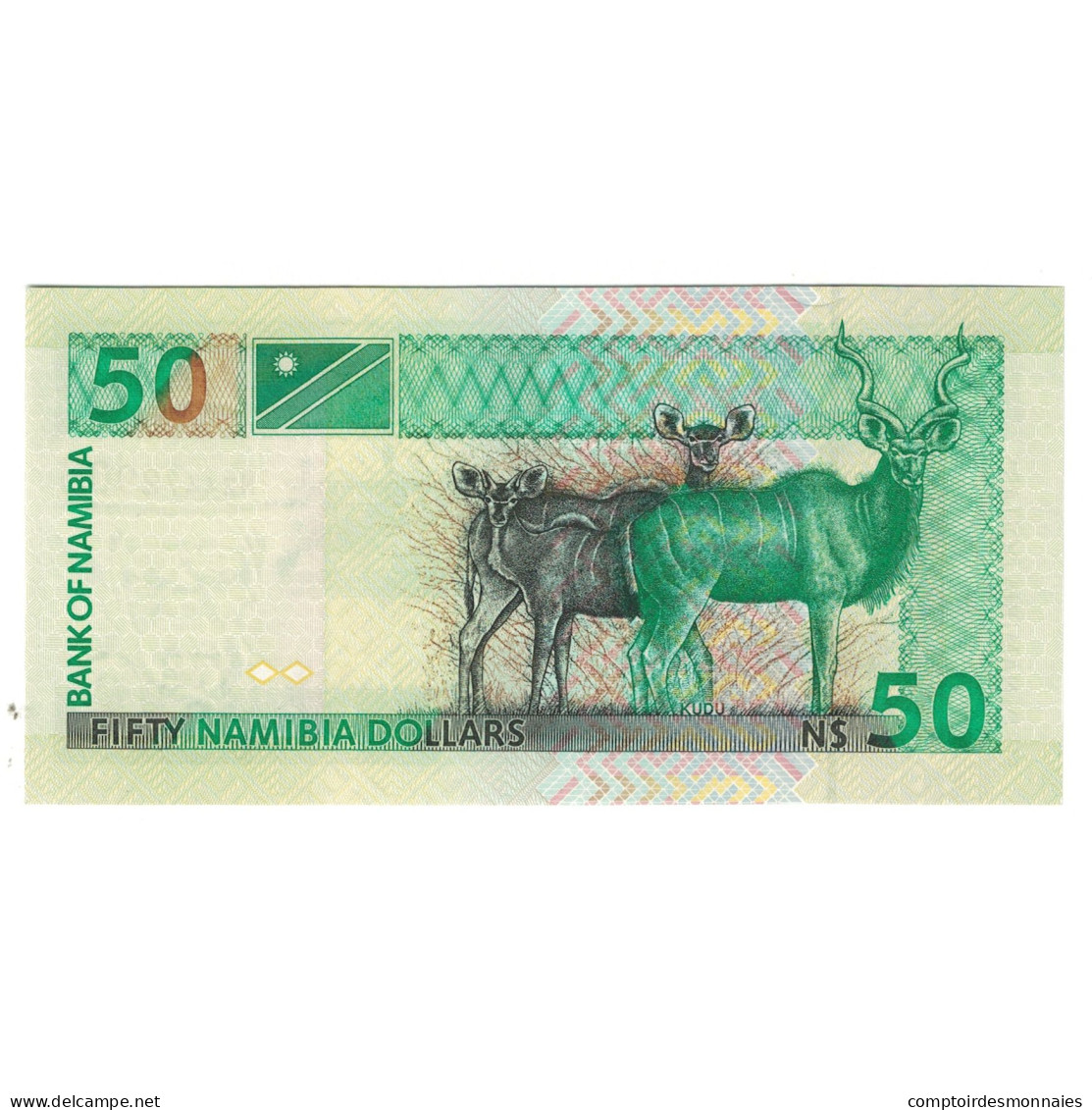 Billet, Namibia, 50 Namibia Dollars, KM:2a, NEUF - Namibië