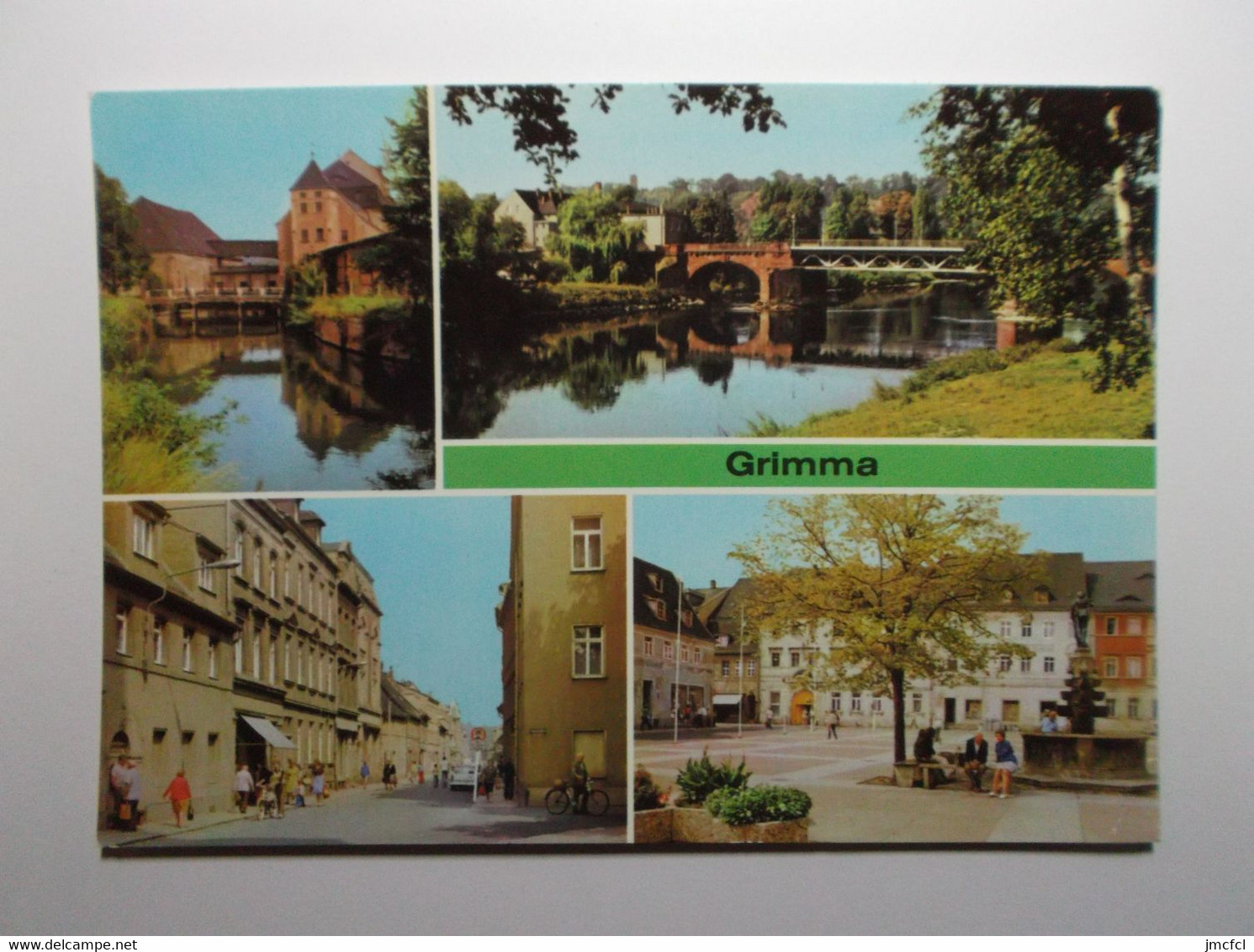 GRIMMA  An Der Mulde-Muldenbrucke-Albert Kuntz-StraBe-Markt - Grimma