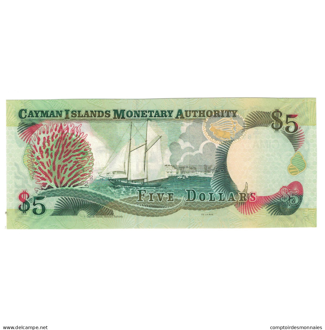 Billet, Îles Caïmans, 5 Dollars, 2004, KM:22a, NEUF - Iles Cayman