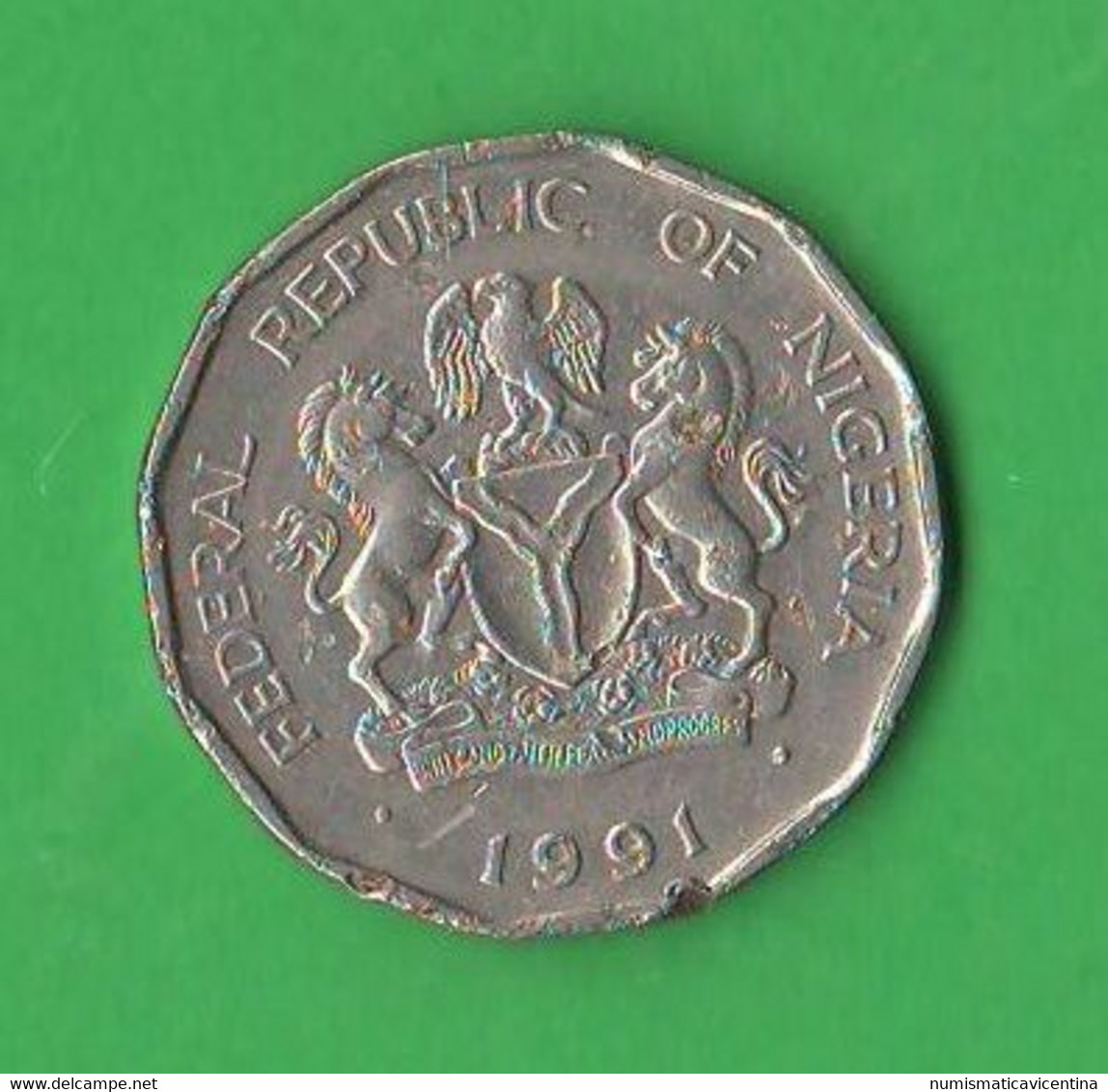 NIGERIA 50 Kobo 1991 - Nigeria