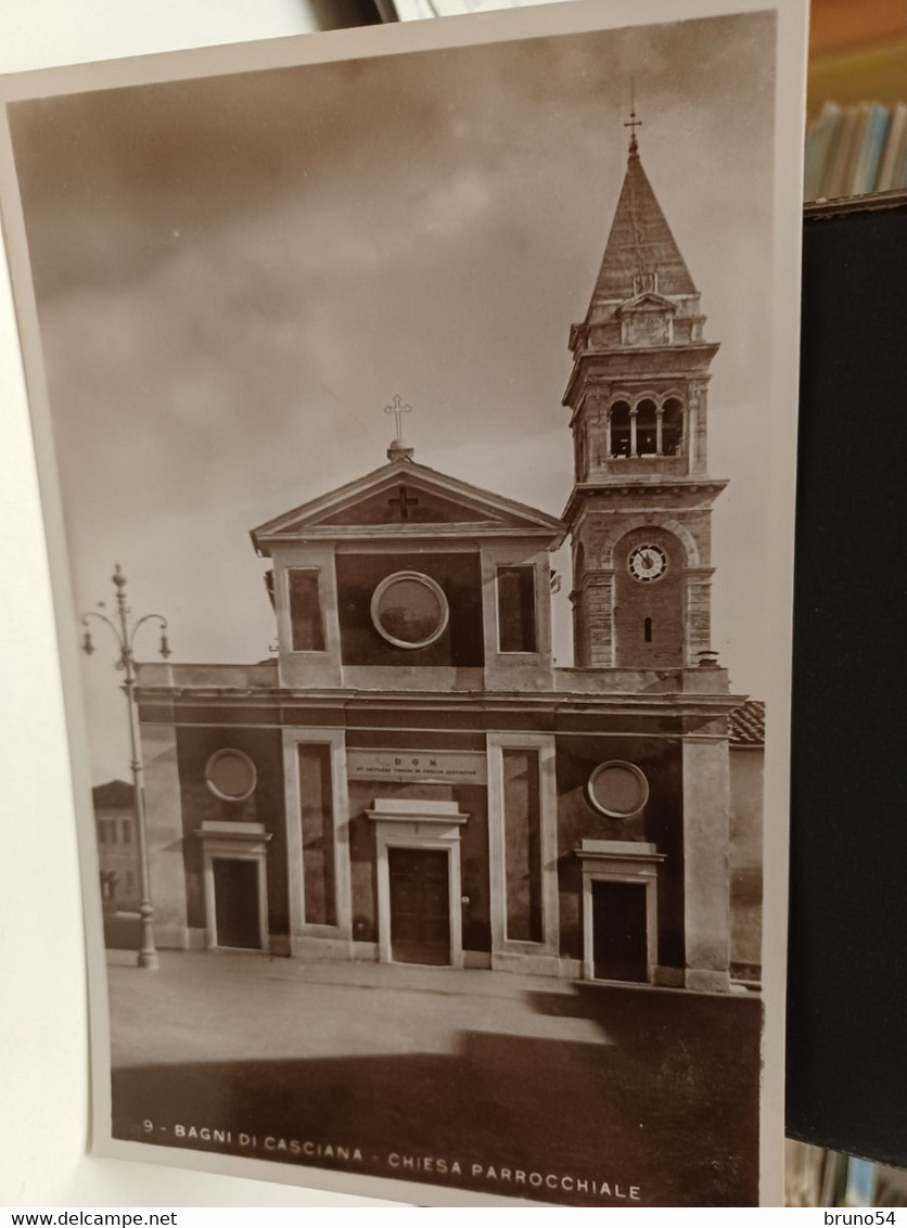 Cartolina Bagni Di Casciana Prov Pisa  Chiesa Parrocchiale - Pisa