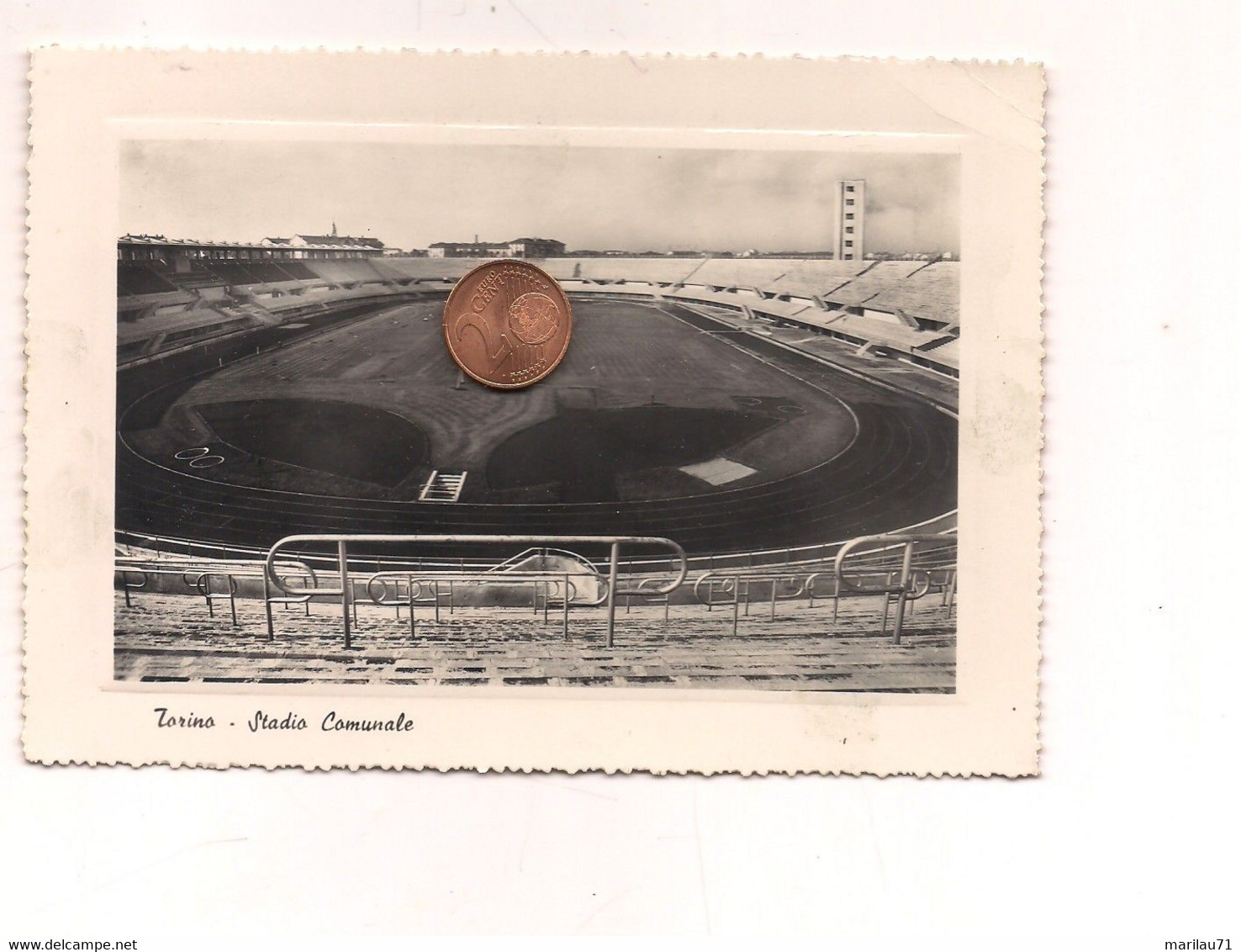 MM1460 Piemonte TORINO 1950 Viaggiata STADIO COMUNALE - Stadiums & Sporting Infrastructures