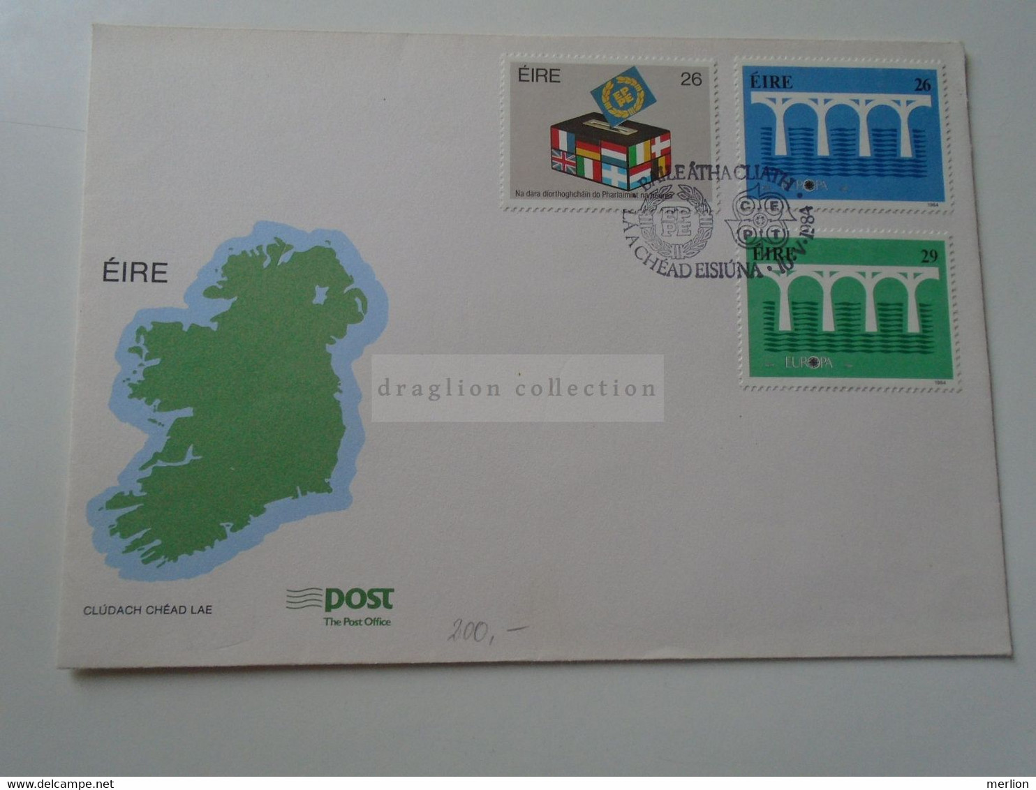 ZS73.19  Ireland First Day Cover FDC 1984 Europa - Lettres & Documents