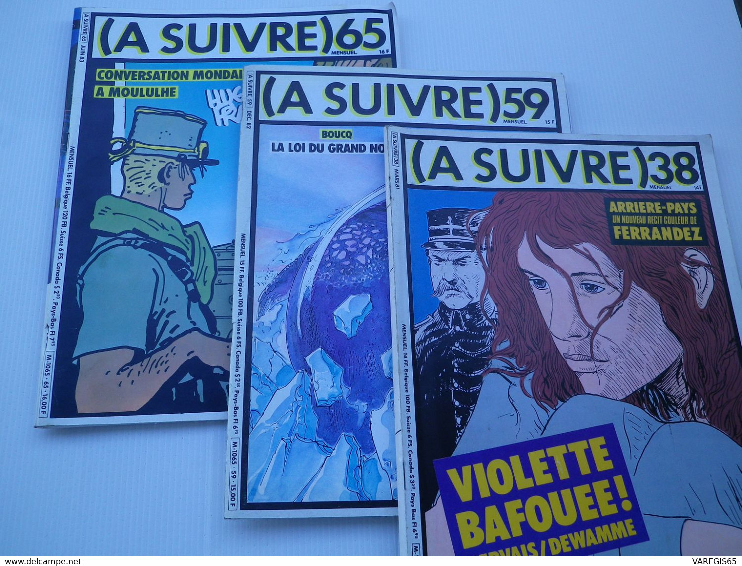 3 MAGAZINES A SUIVRE - 38 59 65 - A Suivre