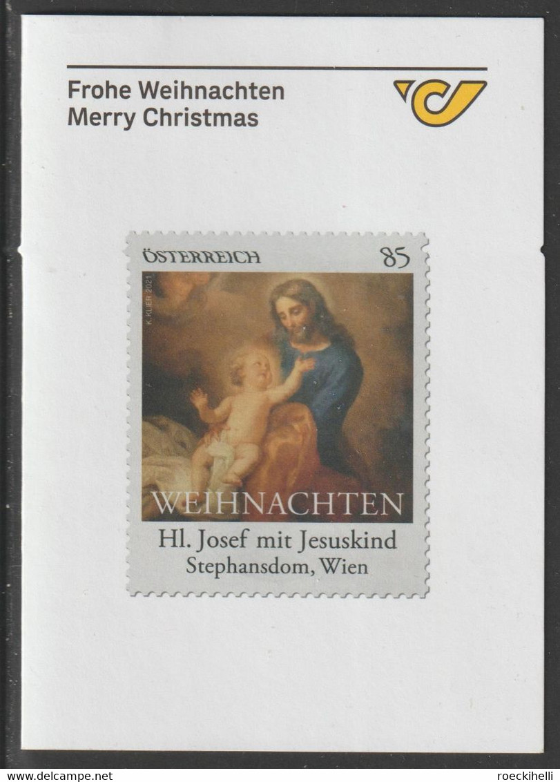 2021 - ÖSTERREICH - Weihnachtskarte D. österr. Post M. Christkindl-Stempel -  S.Scans  (wk Post 2021) - Brieven En Documenten