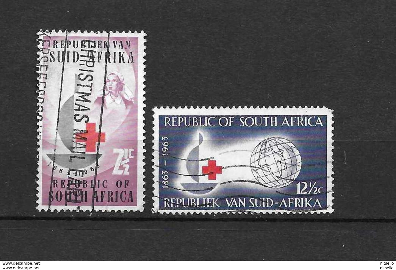 LOTE 1719  ///   (C004) South Africa 1962 SG 225/226 - Oblitérés