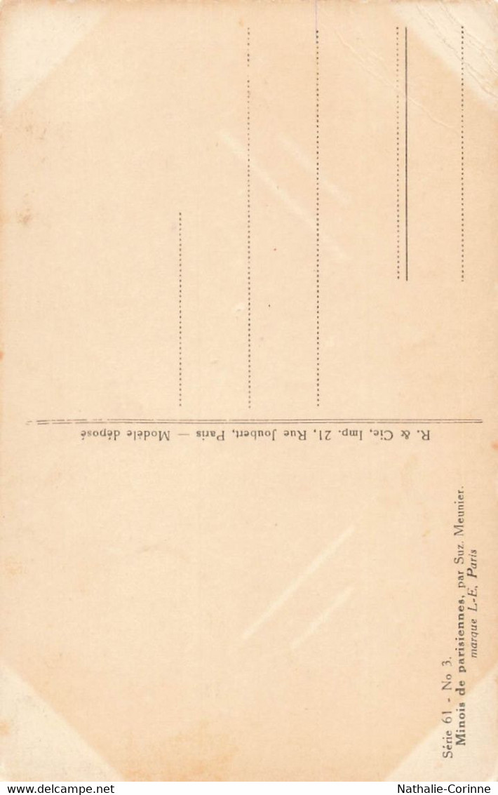 Suz. Meunier - Minois De Parisiennes - Femme Séduisante, Légèrement Vétue, Chapeau, Fourrure - Meunier, S.