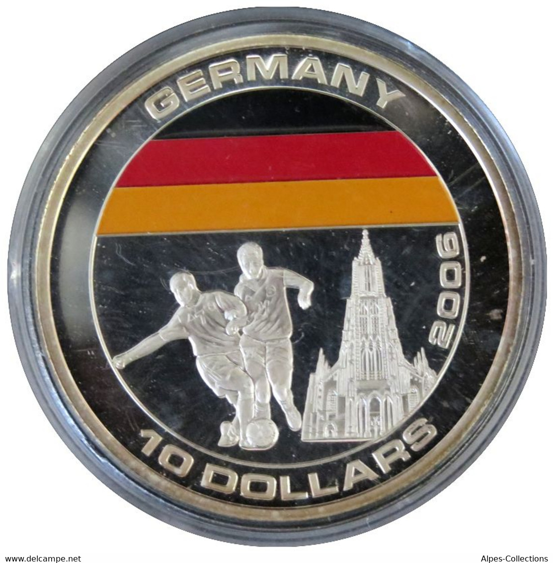 LBR0000.01 - LIBERIA - 10 Dollars 2005 - Coupe Du Monde Football 2006 Allemagne - Liberia