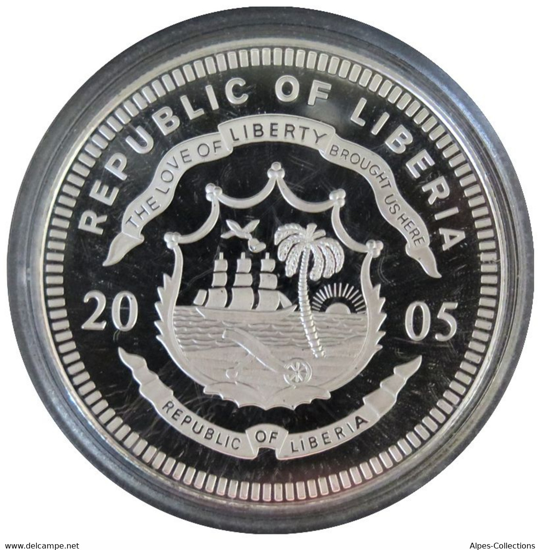 LBR0000.10 - LIBERIA - 10 Dollars 2005 - Coupe Du Monde Football 2006 Italie - Liberia