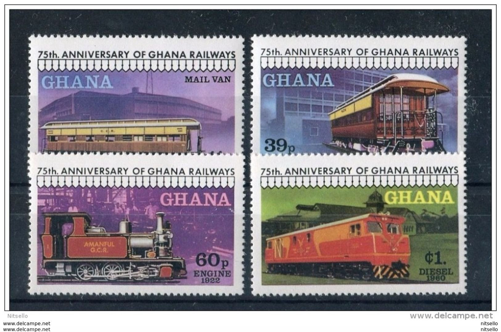 LOTE 1709  /// (C095) GHANA 1978 CATALOG: 638-41 **MNH    ¡¡¡ OFERTA - LIQUIDATION - JE LIQUIDE !!! - Ghana (1957-...)