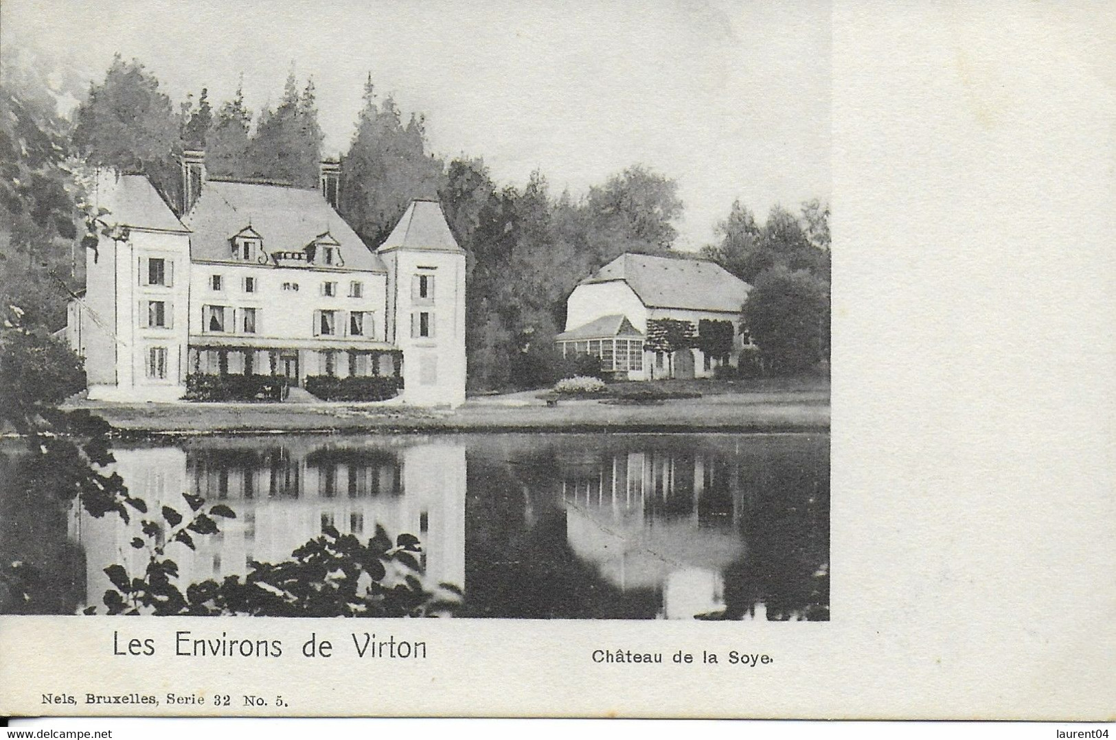 MEIX DEVANT VIRTON.  ENVIRONS DE VIRTON.  CHATEAU DE LA SOYE.  NELS SERIE 32 N°5 - Meix-devant-Virton