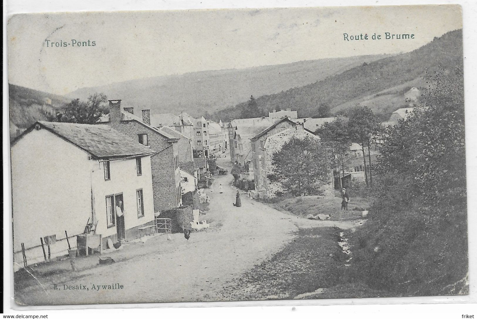 - 758 -   TROIS-PONTS   Route De Brume - Trois-Ponts